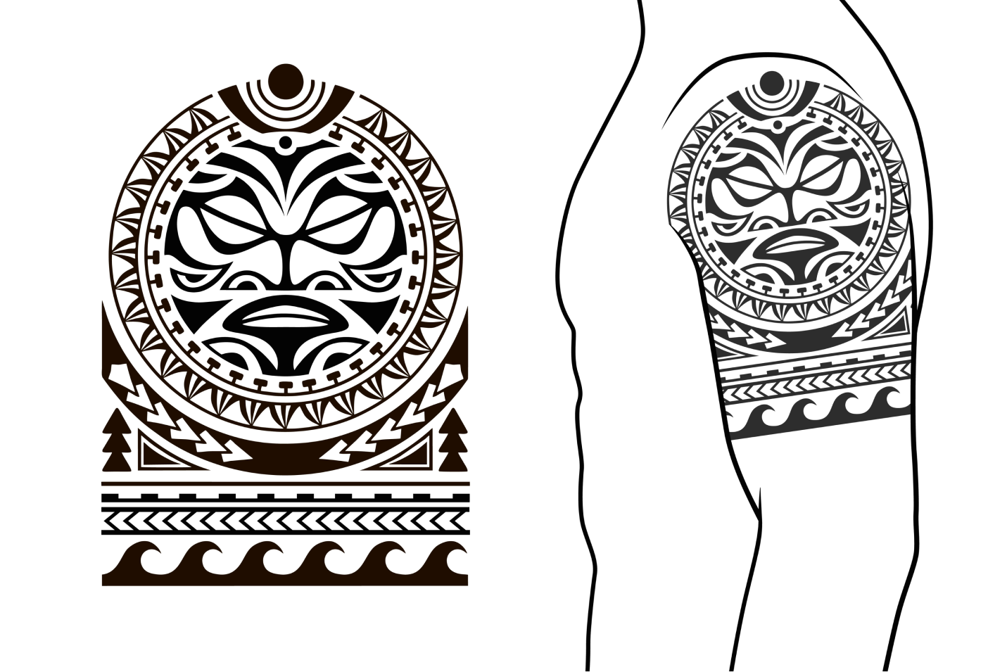 Ink It Up with Tribal Tattoo Designs at Tattooism at best price in Mumbai